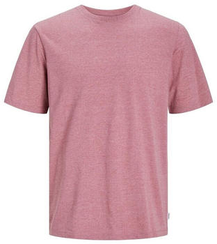 Jack & Jones Organic Melange Short Sleeve O Neck T-Shirt (12222887) mesa rose/detail melange