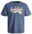 Jack & Jones Logo Short Sleeve T-Shirt (12243611) ensign blue/detail melange