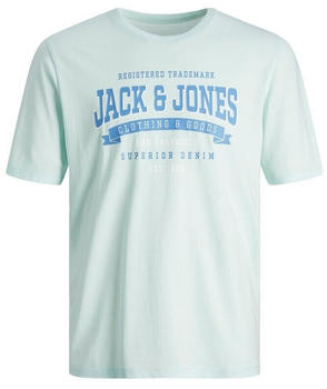 Jack & Jones Logo Short Sleeve T-Shirt (12243611) soothing sea/detail melange