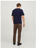 Jack & Jones Paulos Short Sleeve Crew Neck T-Shirt (12245087) navy blazer