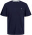 Jack & Jones Paulos Short Sleeve Crew Neck T-Shirt (12245087) navy blazer