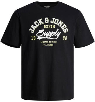 Jack & Jones Logo 2 Col Short Sleeve O Neck T-Shirt (12246690) black