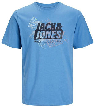 Jack & Jones Map Logo Short Sleeve T-Shirt (12252376) pacific coast