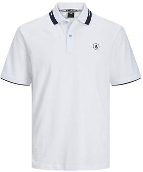 Jack & Jones Hass Logo Short Sleeve Polo (12252395) white