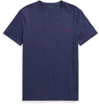 Polo Ralph Lauren Custom-Slim-Fit Rundhals-T-Shirt (480590) frühlings-navy meliert