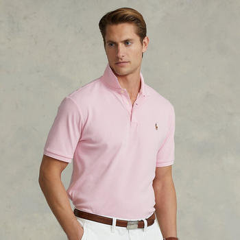 Polo Ralph Lauren Custom-Slim-Fit Baumwoll-Poloshirt (505220) carmel pink