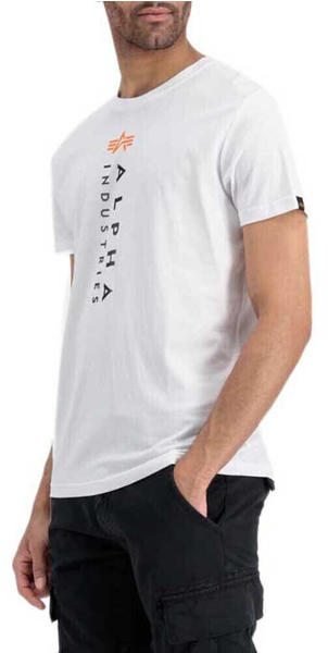 Alpha Industries R Print Short Sleeve T-Shirt (136509) white