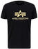 Alpha Industries Basic T Carbon Short Sleeve T-Shirt (100501CB) black/gold