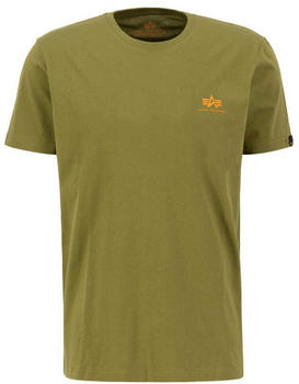 Alpha Industries Basic T Small Logo Short Sleeve T-Shirt (188505) green