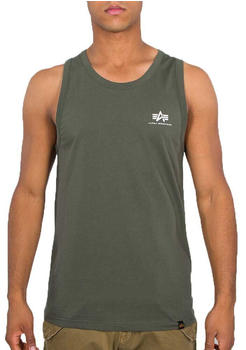 Alpha Industries Small Logo Sleeveless T-Shirt (196541) green