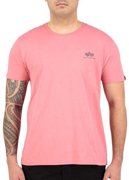 Alpha Industries Backprint Short Sleeve Crew Neck T-Shirt (128507) red