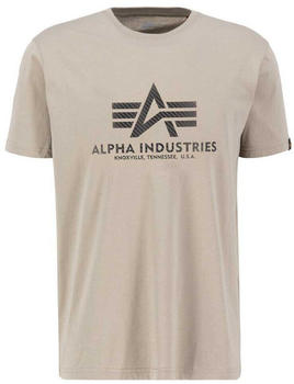 Alpha Industries Basic T Carbon Short Sleeve T-Shirt (100501CB) grey