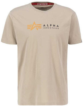 Alpha Industries Label T Short Sleeve T-Shirt (118502) beige