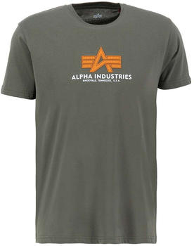 Alpha Industries Basic Rubber Short Sleeve T-Shirt (100501) green