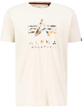 Alpha Industries Camo Short Sleeve T-Shirt (146506) white