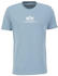 Alpha Industries Basic Ml Kurzärmeliges T-Shirt (118533) grau/blau
