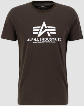 Alpha Industries Basic Kurzärmeliges T-Shirt (100501) black olive