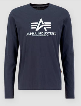 Alpha Industries Basic Langarm-T-Shirt (100510) blau