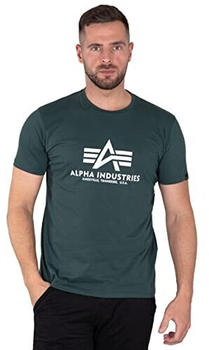 Alpha Industries Basic Kurzärmeliges T-Shirt (100501) navy green