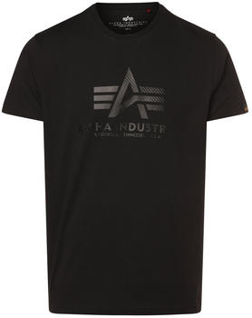 Alpha Industries Basic T Carbon Short Sleeve T-Shirt (100501CB) black