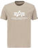 Alpha Industries Basic T Ml Kurzärmeliges T-Shirt (118533) vintage sand