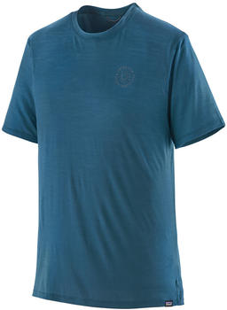 Patagonia Cap Cool Merino Graphic Shirt - Merinoshirt (44590) spoke stencil: wavy blue