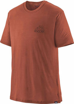 Patagonia Cap Cool Merino Graphic Shirt - Merinoshirt (44590) Z's And S's: burl red