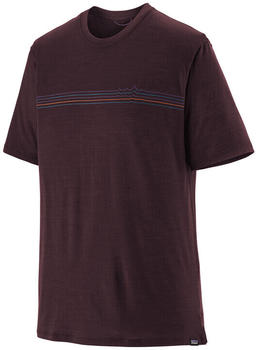 Patagonia Cap Cool Merino Graphic Shirt - Merinoshirt (44590) dunkelrot