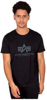 Alpha Industries Basic Rainbow Reflective Short Sleeve T-Shirt (100501RR) black