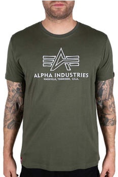 Alpha Industries Basic Embroidery Short Sleeve T-Shirt (118505) green