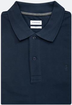 Seidensticker Kragen Polo-Shirt Slim (01.699530-0019) blau