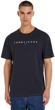 Tommy Hilfiger Reg Linear Logo Ext Short Sleeve T-Shirt (DM0DM17993) black