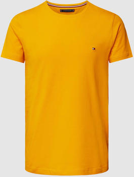 Tommy Hilfiger Slim Fit T-Shirt mit Logo-Stitching Orange MW0MW10800