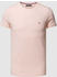 Tommy Hilfiger Slim Fit T-Shirt mit Logo-Stitching Pink MW0MW10800