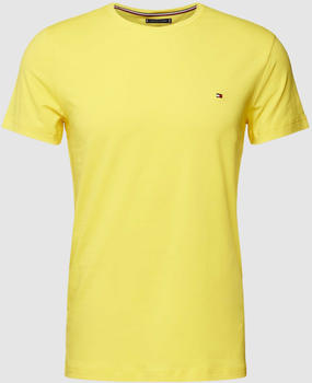 Tommy Hilfiger T-Shirt mit Label-Detail Gelb MW0MW10800