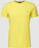 Tommy Hilfiger T-Shirt mit Label-Detail Gelb MW0MW10800