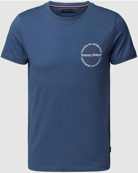 Tommy Hilfiger Roundle Short Sleeve T-Shirt (MW0MW34390) faded indigo