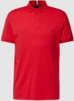 Tommy Hilfiger Essential Regular Fit Flag Embroidery Polo (MW0MW35585) primary red