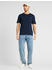 Hugo Boss Regular-Fit T-Shirt aus Stretch-Baumwolle mit Logo-Detail (50515391) dunkelblau