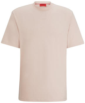 Hugo Relaxed-Fit T-Shirt aus Baumwoll-Jersey mit Logo-Print (50488330) rosa