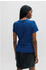 Hugo T-Shirt aus Baumwoll-Jersey mit handgeschriebenem Logo in Metallic-Optik (50508289) blau