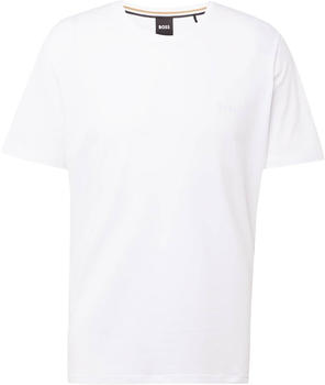 Hugo Boss Regular-Fit T-Shirt aus Stretch-Baumwolle mit Logo-Detail (50515391) weiß
