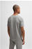 Hugo Boss Regular-Fit T-Shirt aus Stretch-Baumwolle mit Logo-Detail (50515391) grau
