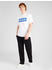 Hugo T-Shirt aus Baumwoll-Jersey mit blauem Logo (50522376) weiß