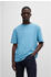 Hugo Boss Relaxed-Fit T-Shirt aus Stretch-Baumwolle mit Logo-Print (50473278) blau