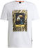 Hugo Boss Regular-Fit T-Shirt aus Baumwoll-Jersey mit Artwork der Saison (50516012) weiß