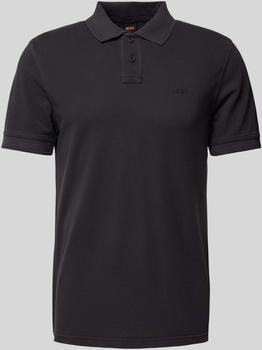 Hugo Boss Poloshirt aus Baumwoll-Piqué mit Logo-Print (50507813) schwarz