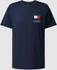 Tommy Hilfiger T-Shirt mit Label-Print Dunkelblau DM0DM18263
