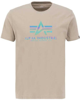 Alpha Industries Basic T Rainbow Short Sleeve T-Shirt (100501RR) beige