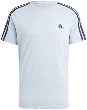 Adidas Herren Shirt Essentials Single Jersey 3-Streifen (IS1332) wonblu